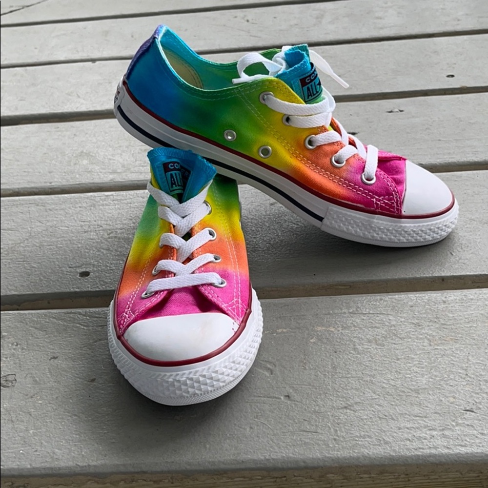 Converse youth 3 tie dye rainbow Chuck Taylor Lo